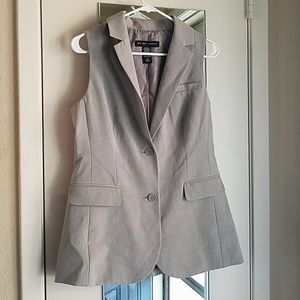 Grey Stretch New York & Company Vest